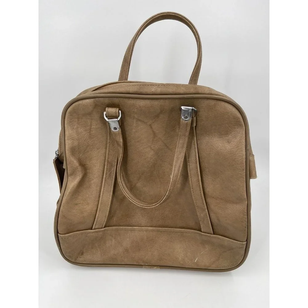 Vintage 1960s‎ American Tourister Brown Weekender